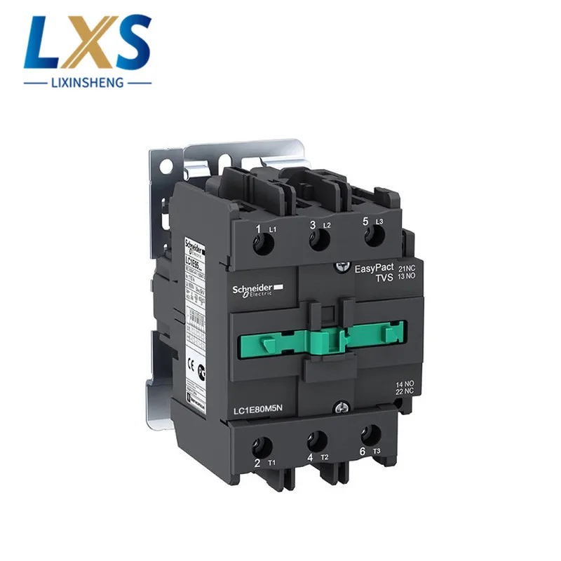 

Schneider AC Contactor LC1-E EasyPact TVS Series 80A Triode AC110V AC220V Contactor LC1E80M5N LC1E80F5N