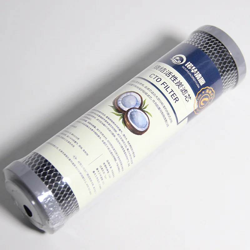 Purificatore d'acqua universale del filtro dalla cartuccia del carbone attivo del filtro da acqua del carbone T33 UDF del blocco CTO da 10 pollici trasporto libero