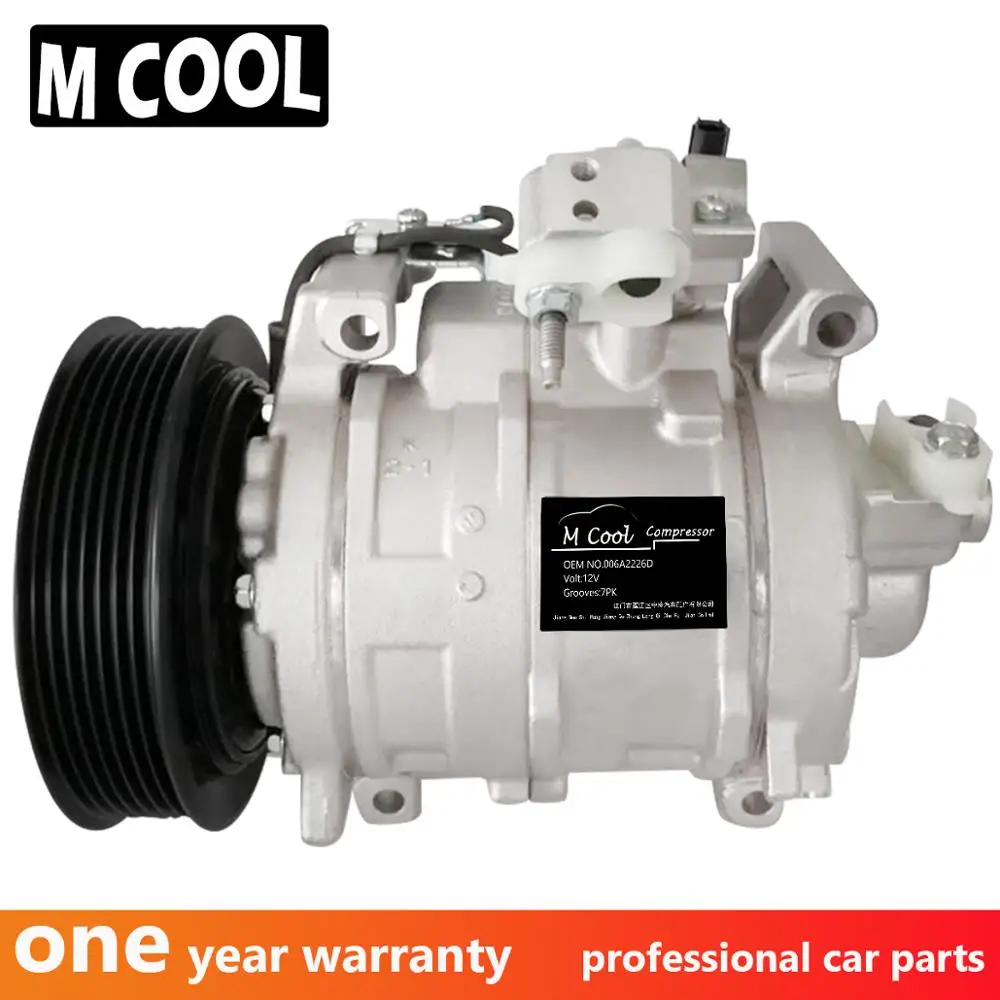 New Auto AC Compressor For Honda Accord 2.4L 006A2226D 388105A2A01 38810-5A2-A01 4472802110 MC247300-9100