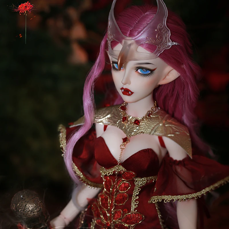 Fairyland Minifee Klaus 1/4Manjusaka BJD 인형 화장품 bjd 이동식 관절 풀세트 w 메이크업, 어린이 장난감, 여아 생일 선물