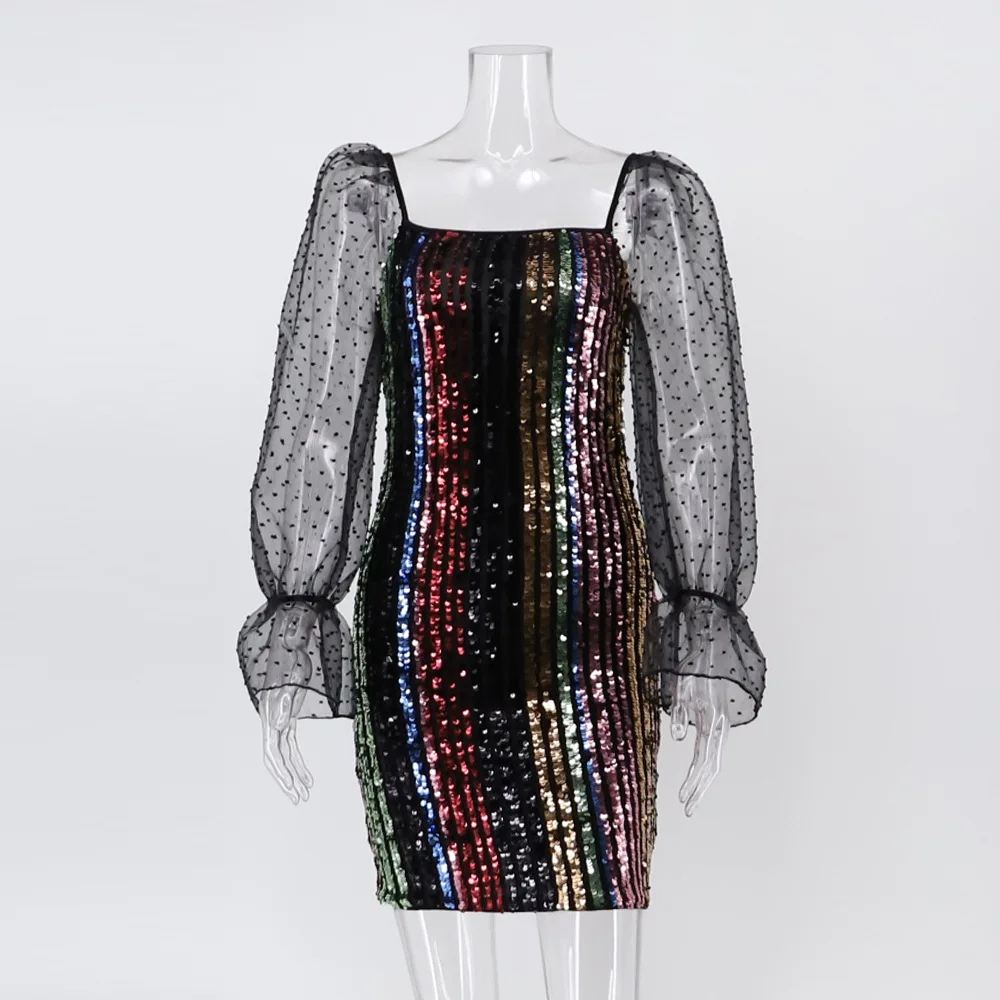 Sexy Phối Lưới Dài Thun Nữ Mùa Hè Đầm Đầm Nữ Vintage Câu Lạc Bộ Đảng Bodycon Văn Phòng Mini ĐầM Nữ ĐầM Vestido