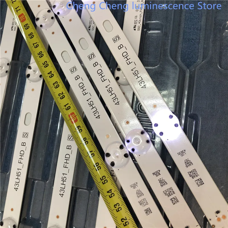 

LED backlight strip for LG 43LF510V 43LF5100 43LH5100 43LH590 43LJ515V 43LH520V 43LH511T 43LH570V LF51_FHD_A B 43LH51_FHD_A B