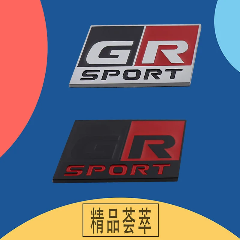 3D Car Styling GR SPORT for HV RZ RC C-HR GR Fender Rear Decal Emblem Badge Sticker