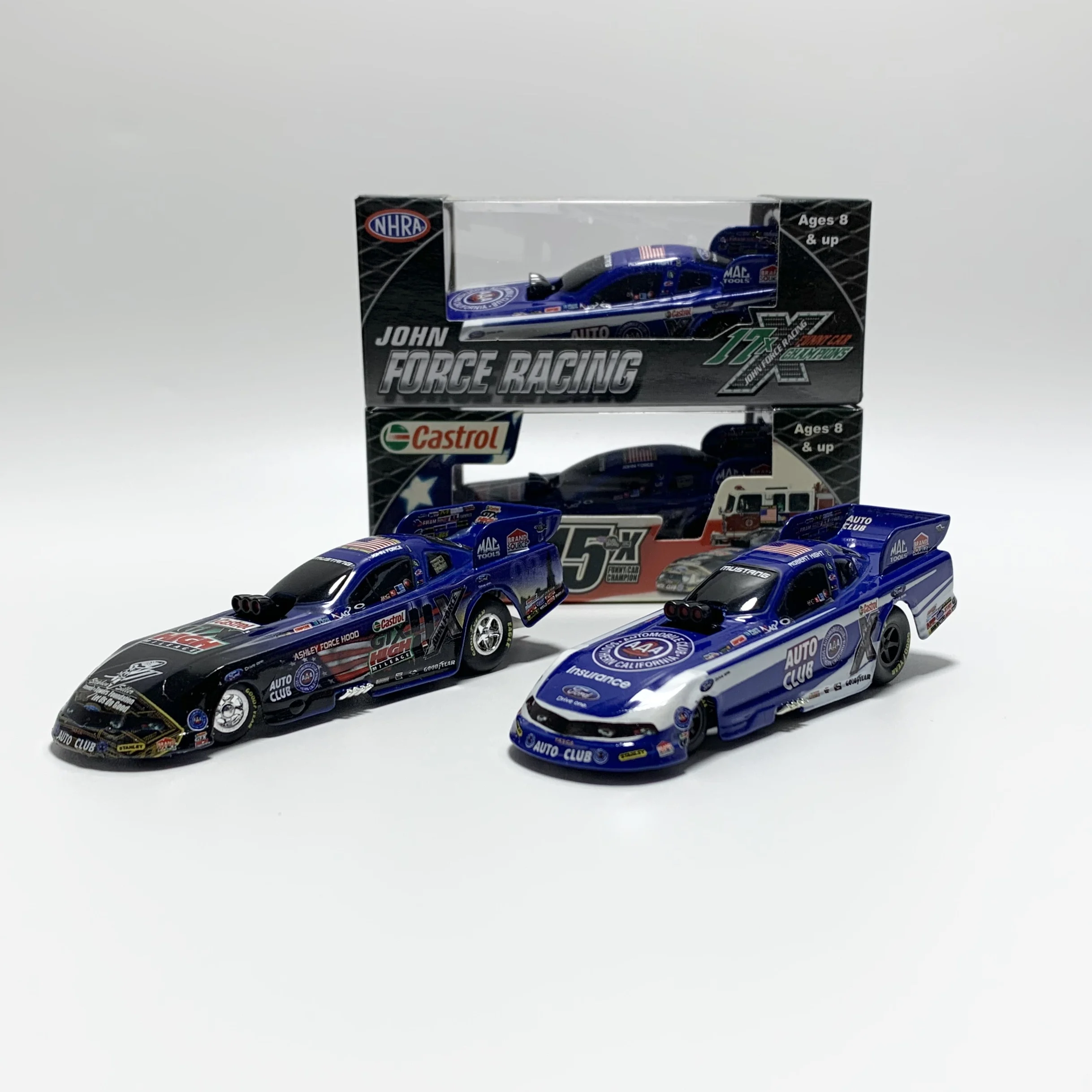 SALE  ACTION 1:64 JOHN FORCE RACING AUTO CLUB Funny Car champions  collection of die-cast alloy car models toys