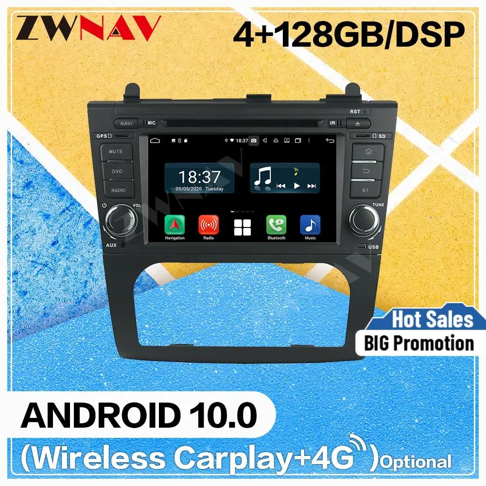 128GB Carplay Android 10 screen Multimedia DVD Player for Nissan Attima 2013 2014 car GPS Navigation Auto Radio Stereo Head unit