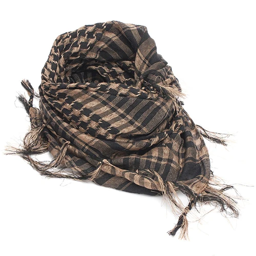 Bufanda a cuadros para hombre y mujer, pañuelo ligero con borlas, estilo árabe, desierto, Shemagh, KeffIyeh, Pashmina, estampado a cuadros, gran