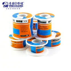 MECHANIC 100g  HX-T100 High Purity Low Melting Point Solder Wire Sn63% Pb37% 0.3/0.4/0.5/0.6/0.8/1.0/1.2mm Tin 1%~3% 183C