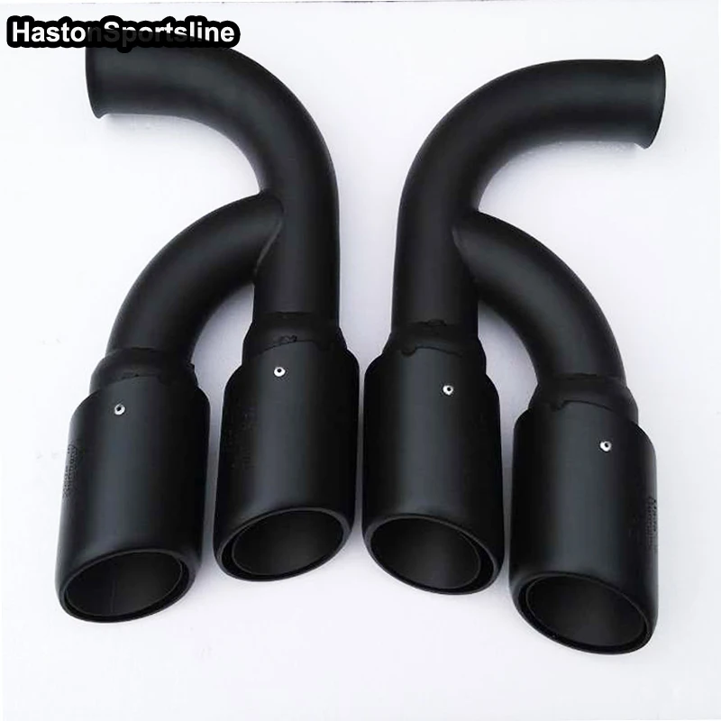 For Cayenne V6 V8 Rear Tail Exhaust Tips Muffler Pipe 2011-2014 Car Accessories