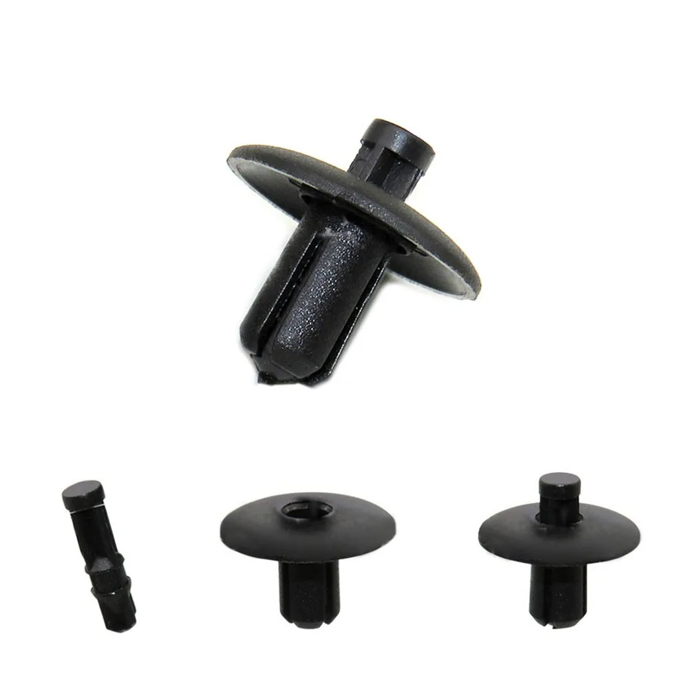 4D0807300 Panel Clips Panel Folder 10pcs 10x Body Trim For Q3 Q5 Q7 A4 A5 A8 Round Shape Black Durable Hot New