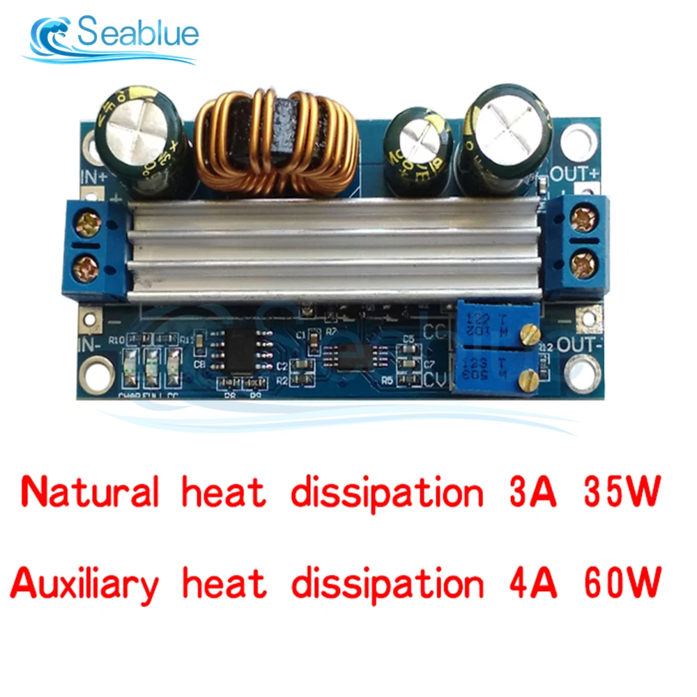 CC CV Adjustable 3A 35W DC 5 -30V to DC 0.5 -30V Step Up Down Buck Boost Converter Power Supply Module Voltage Regulator