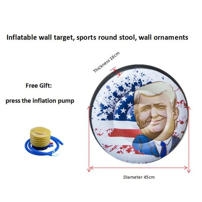 Creative Inflatable Wall Target for Kids, Boxing Punching Pad, Family Fitness, Leisure and Entertainment, Sports Punch Bag