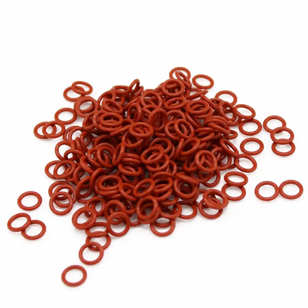 

CS 4mm Red/White Food Grade Safe Silicone O Rings Gaskets OD 12-80mm O Ring Seals Washer Waterproof And Insulated