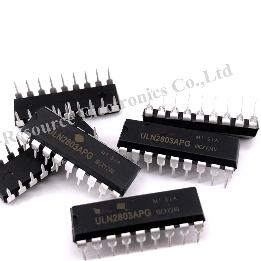 (10pcs) ULN2803 ULN2803APG DIP-18 High Current Darlington Transistor Arrays Original