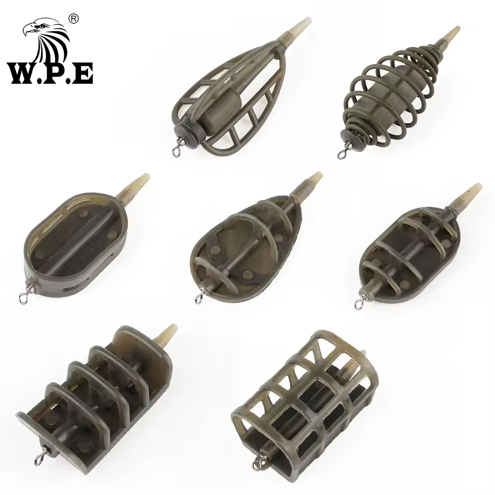 Аксессуары для ловли карпа WPE: методная фидерная снасть 40-80 г, оснастка из шерсти для ловли европейского карпа, крючковая оснастка для фидерной ловли карпа.