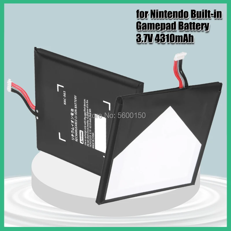 Carregador para nintendo switch, reparo para substituição de bateria, 3.7v, 4310mah, pilhas recarregáveis de íon-lítio