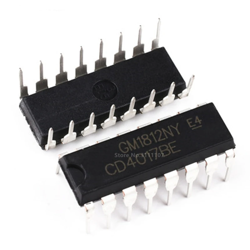 10 шт./лот CD4017 CD4017BE DIP16 DIP CD4017B Новый IC DIP-16