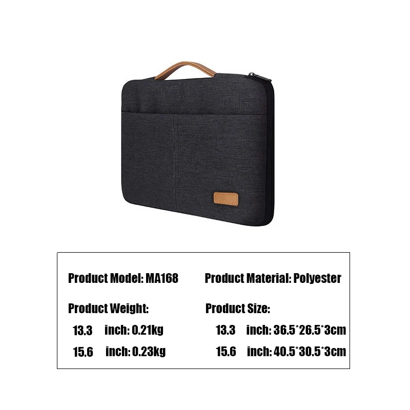 Túi Đựng Laptop 13 13.3 15.6 Inch Chống Nước Xách Tay Nữ Tay Cove Cho Macbook Air Pro/Asus/HP Du Lịch Mang Theo ốp Lưng Túi Xách Cặp