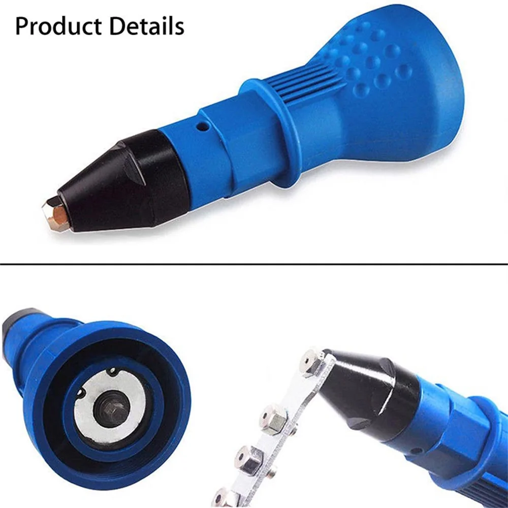 Electric Rivet Nut Gun Riveting Tool For Cordless Drill Riveter Cordless Riveting Drill Adaptor Nut Manual Riveter Rivnut Tool