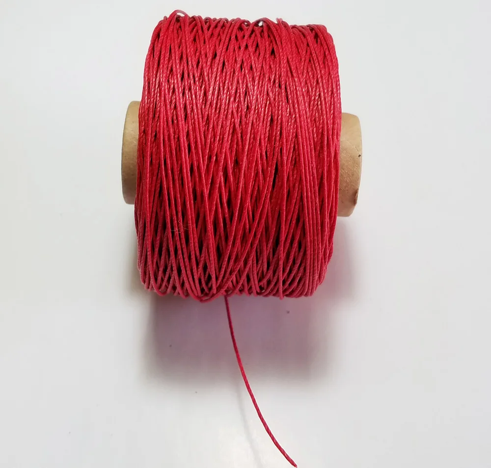 High tenacity 100% Linen waxed thread 100m/roll twine cords Waterproof rope for Leather sewing handmade accessory DIY