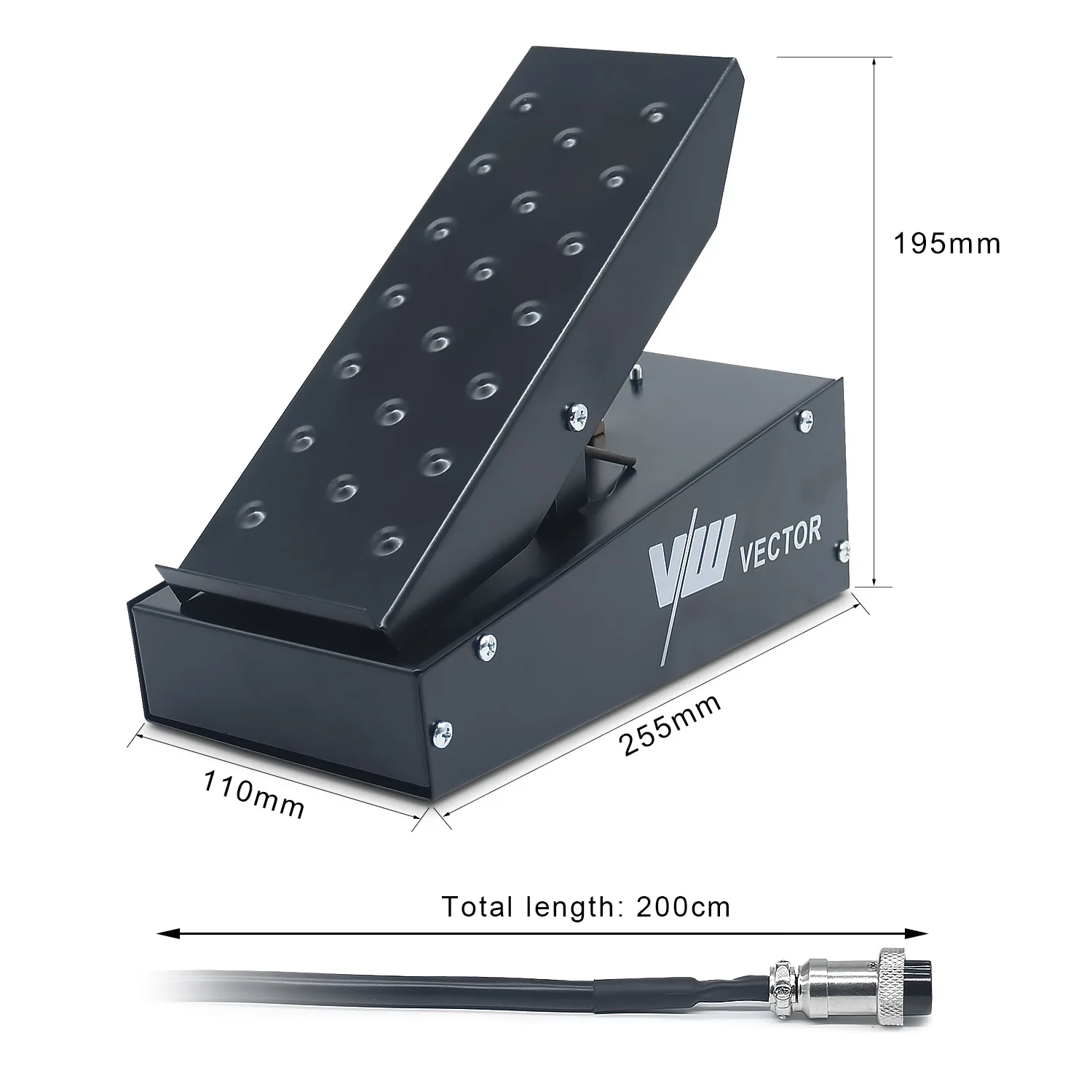 TIG Welder Foot Pedal Controller, 5 Pin for for Plasma Cutter AC/DC Welding Machines Power Control Equipment