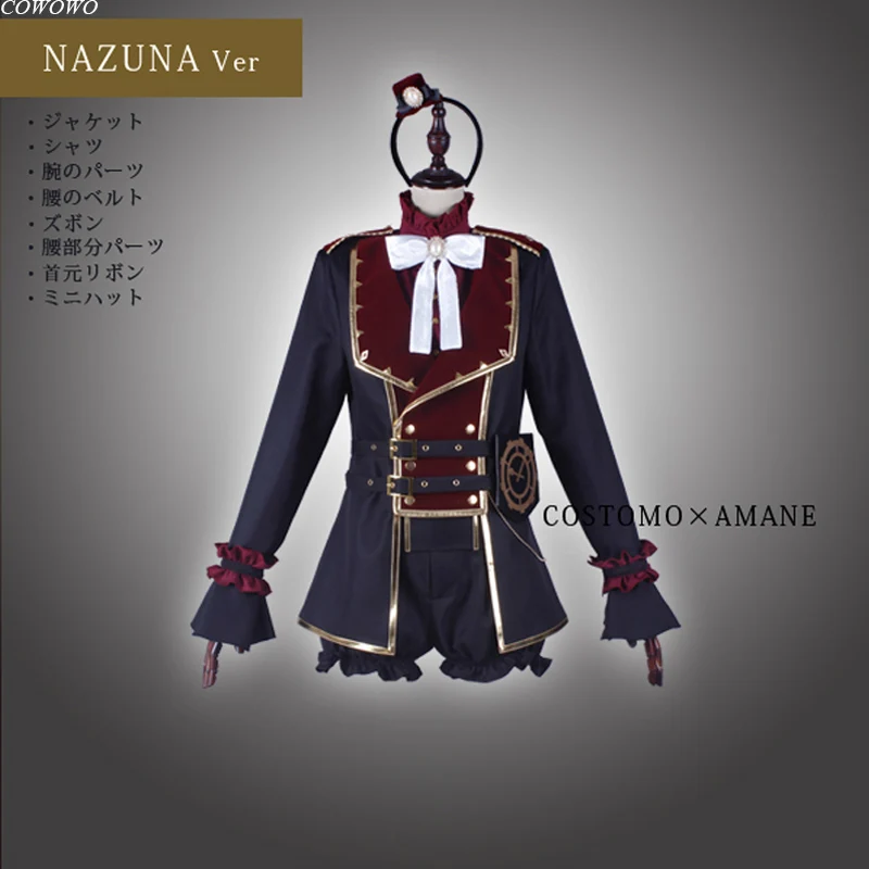 

Anime! Ensemble Stars Valkyrie Nito Nazuna Theatre Fashion Elegant Uniform Cosplay Costume Halloween Role Play Suit Custom Made