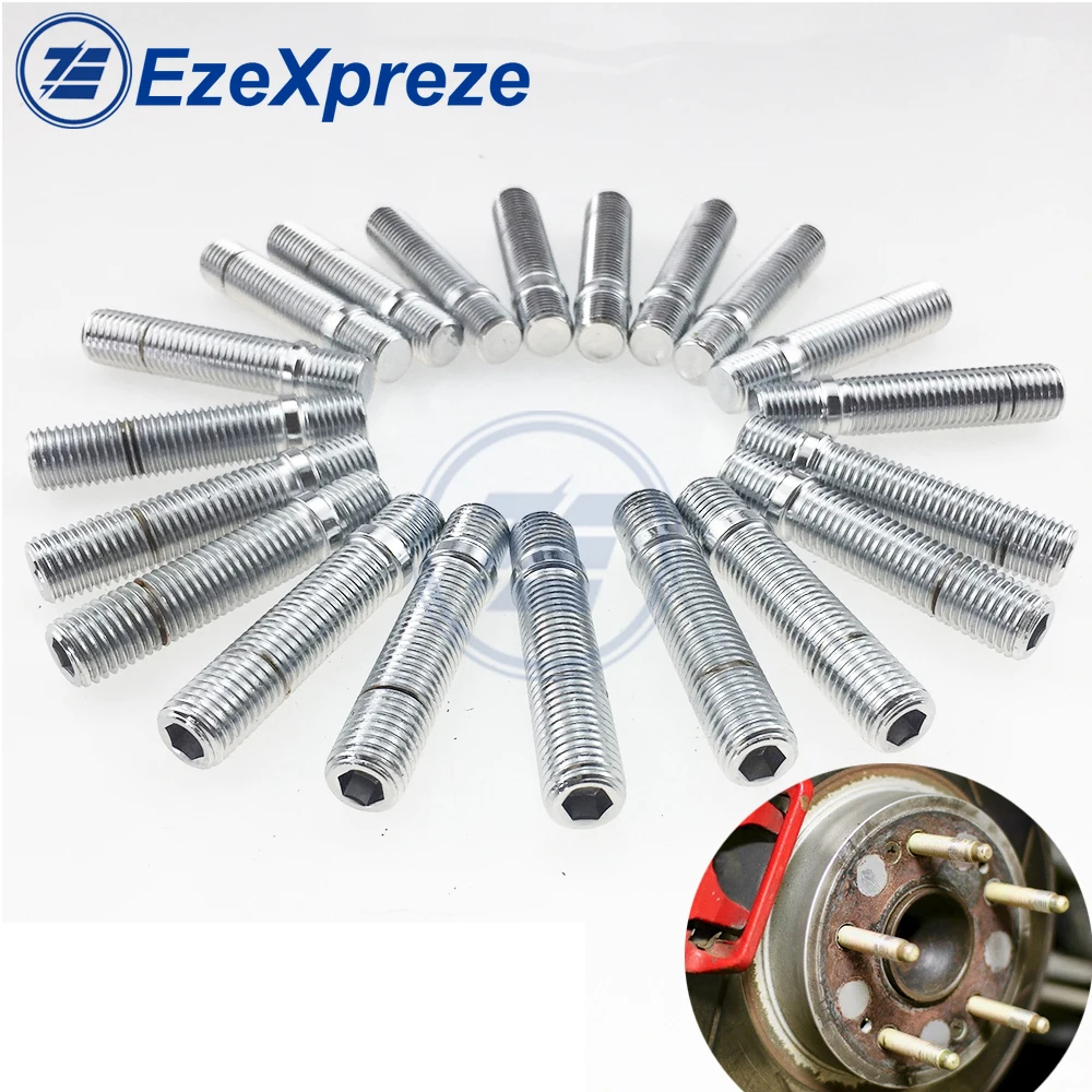 

20 pcs/set Extended Wheel Studs Conversion Tall Lug Bolts / Screw Adapter Kit(M12x1.25,M12x1.5,M14x1.25,M14x1.5) Car Accessories