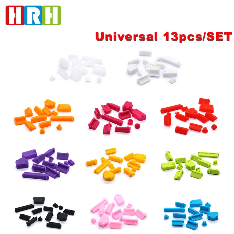 HRH Durable 1 set Generic Silicone Data Port Anti Dustproof Plug For Macbook all Laptop Dust Plug Stopper Cover Set  Universal