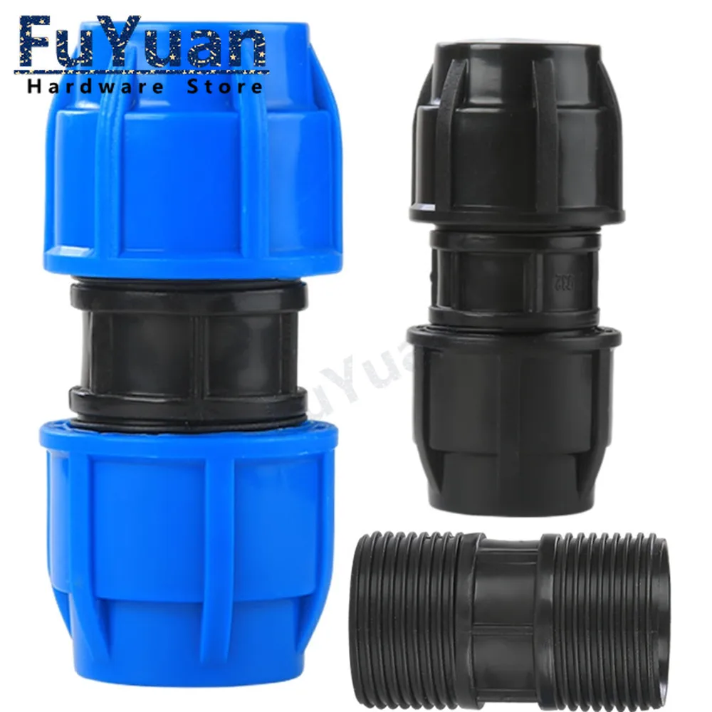 

1PCS pipe fitting PP pipe quick joint tap tube direct 20/25/32/40/50/63mm Fast Water pipe Connector