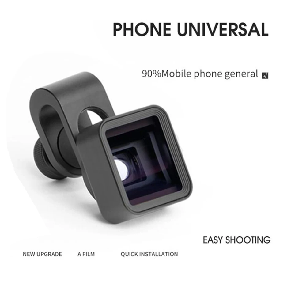 1.33X/1.55X Anamorphic Lens For Smartphone iPhone Wide Screen Video Movie Shooting Filmmaking Phone Camera Universal Phone Lens