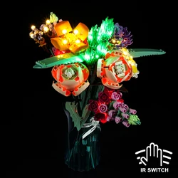 Led Light Kit Building Blocks Creator Flower Bouquet For LEGO 10280 (Only Light Kit Included)