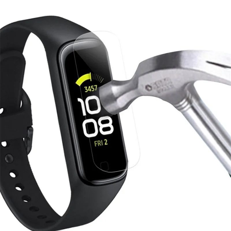 Neue Weiche TPU Klar HD Schutz Film Für Samsung Galaxy Fit 2 Fit2 Smartband Armband Screen Protector Abdeckung Zubehör Filme