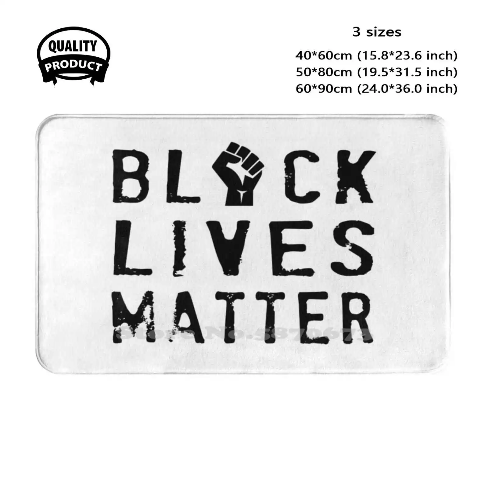 Black Lives Matter Soft Cushion Home Carpet Door Mat Car Rug Black Lives Matter George Floyd End Racism America Usa Best Idea