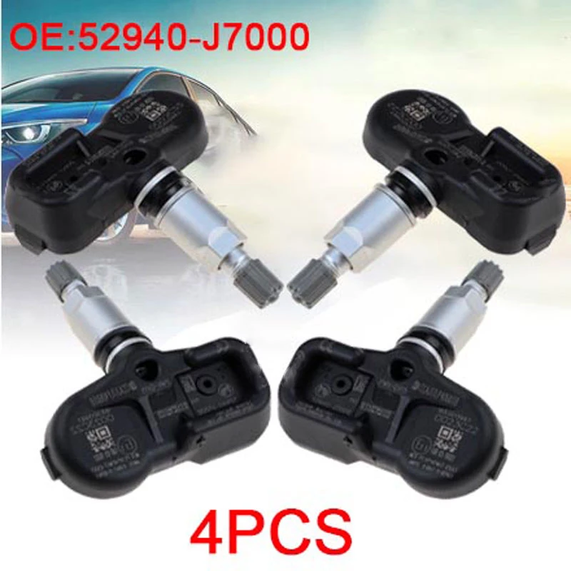 4PCS Tire Pressure Sensor For 2019 2020 2021 2022 2023 Kia Ceed [CD] 433MHz 52940-J7000 52940J7000