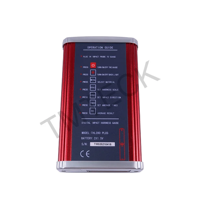 Testadores digitais de dureza leeb thl280plus, medidor portátil de dureza leeb, máquina de teste de dureza portátil yht200