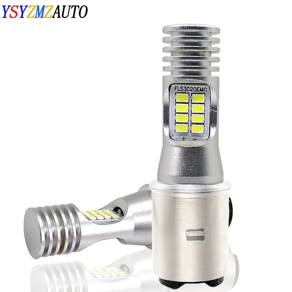 BA20D LED H6 Motorcycle Headlight Bulb Canbus P15D H4 LED Motorbike Front Lamp Scooter Accessoire Moto Headlamp DRL Fog Lights