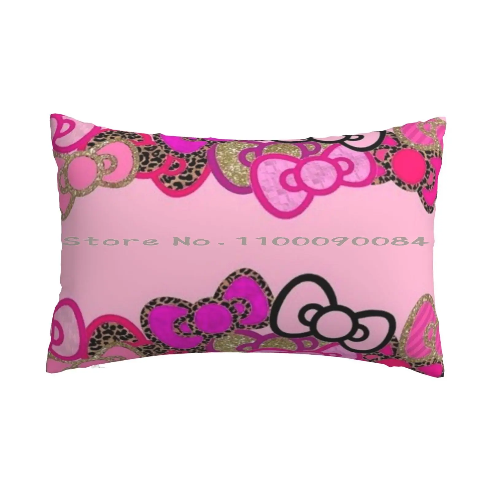 Bow Mania Pillow Case 20x30 50*75 Sofa Bedroom Korilakkuma Funny Kids Japan Cute Kawaii Rilakkuma Kawaii Cute Rilakkuma Pattern