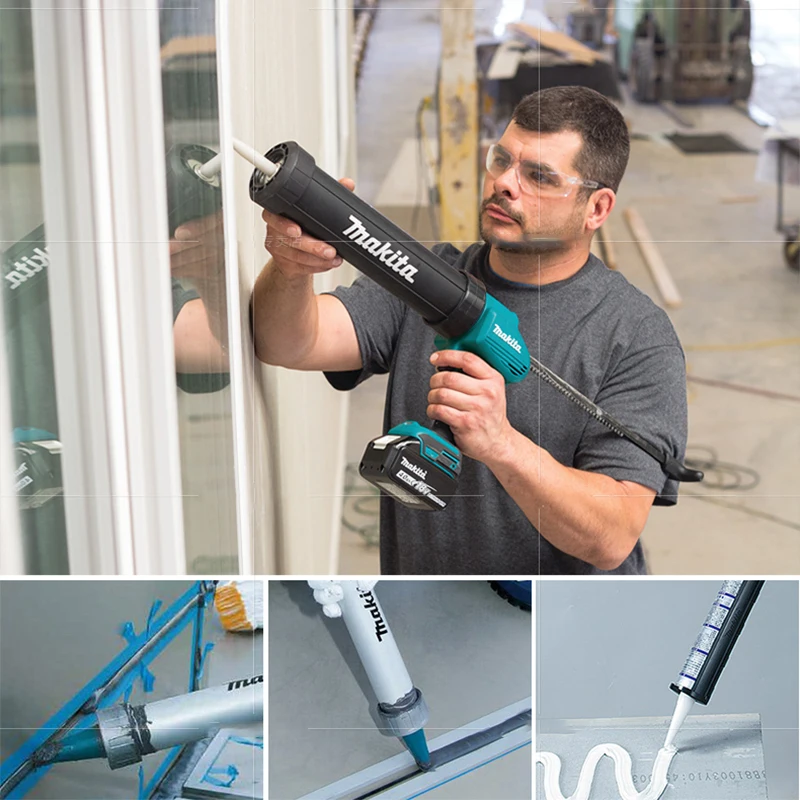 Makita Rechargeable Caulking Gun DCG180RME Labor-saving Glue Caulking Gun Silicone 18V Lithium Battery