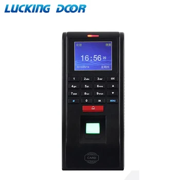 Linux system standalone IC card reader TCP/IP communication and TFT screen fingerprint access control system