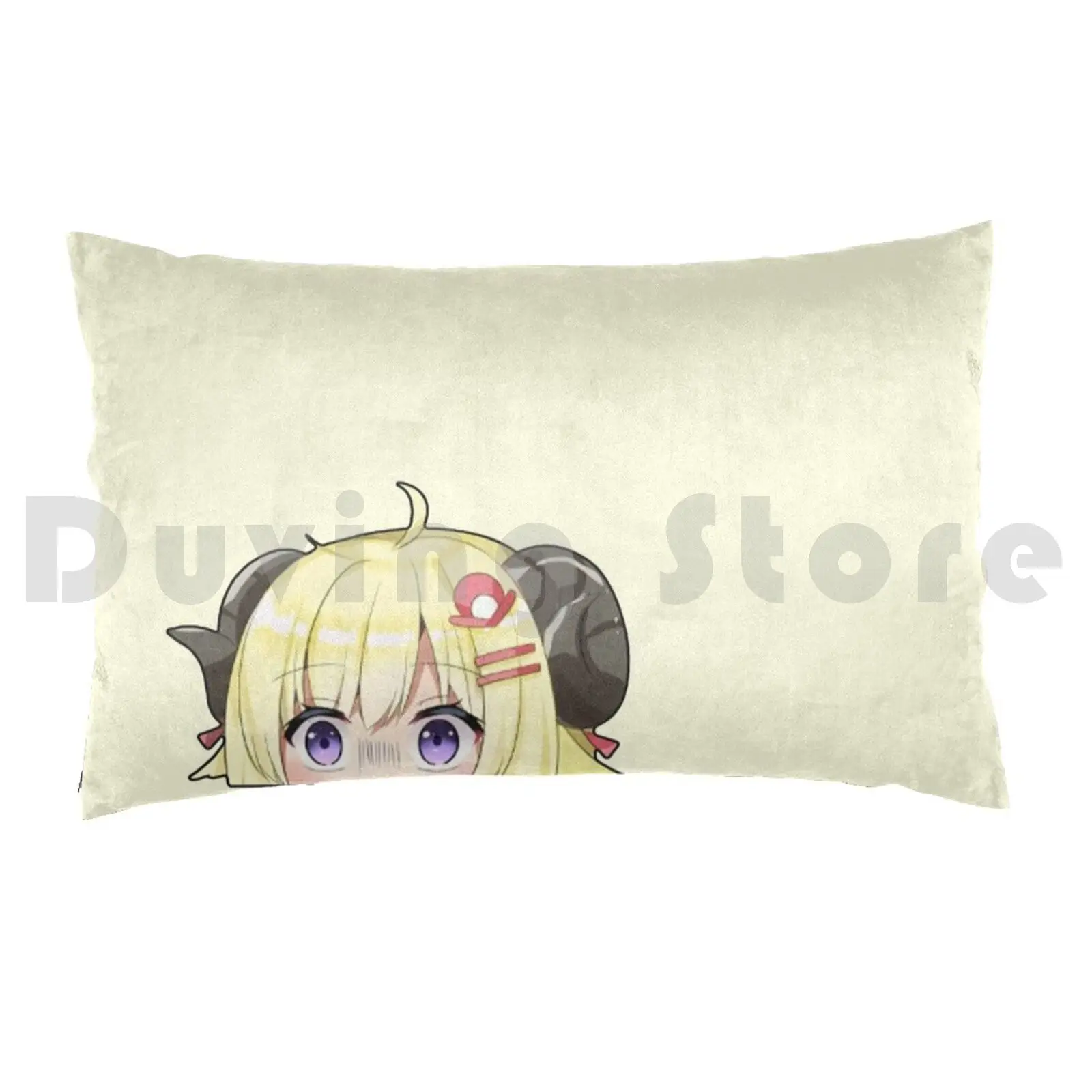 Watame Peeking Anime Tsunomaki Hololive Sheep Girl PeekerPillow case Popstar Idol Tsunomaki Watame Amelia