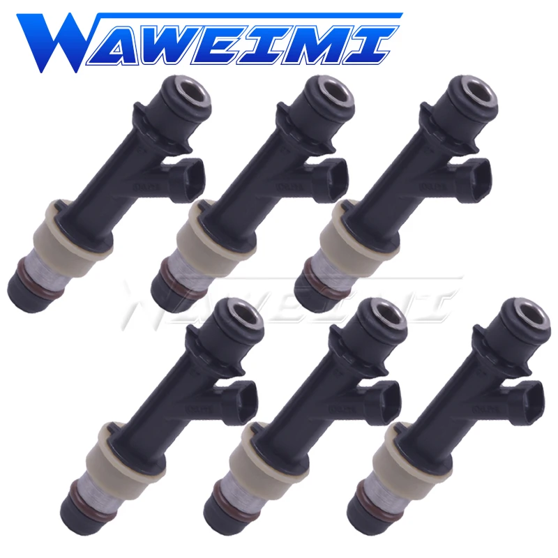 WAWEIMI 6x Fuel Injector Nozzle Valve OE 17125097 For Daewoo Lublin 2.2L 4 cylinder 1999 17125097,779059112,FJ1059612B1,FJ10596