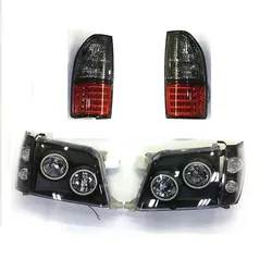 Exterior Auto Front HeadLamps Rear Tail Lamps Lights Fit For Toyota Prado Lc90 Fj90 2700 3400 1997-2002 Front Rear Lights Lamp