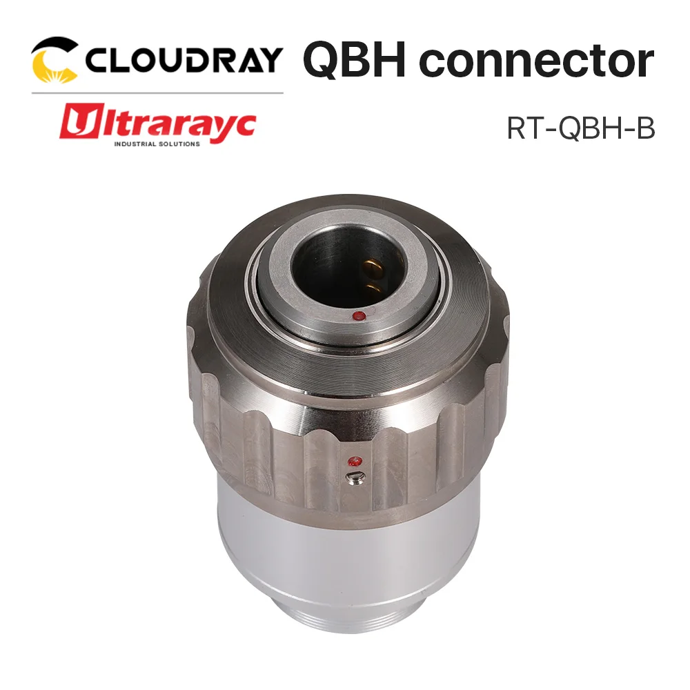 Konektor Ultrarayc QBH-B untuk Kepala Pengelasan Genggam Raytools 0-6KW Laser Raycus Dia51mm Tinggi 72Mm