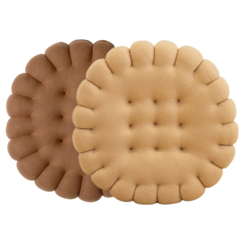 

50CM Round Cookies Soft Thicken Seat Cushion Backrest Short Plush Floor Bay Window Pad For Home Office Kitchen Tatami Seat Mat