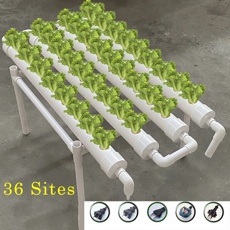 

Hydroponic Vegetable Planter, Automatic Hydroponic Growing System, Soilless Culture Equipment, 36 Plant sites