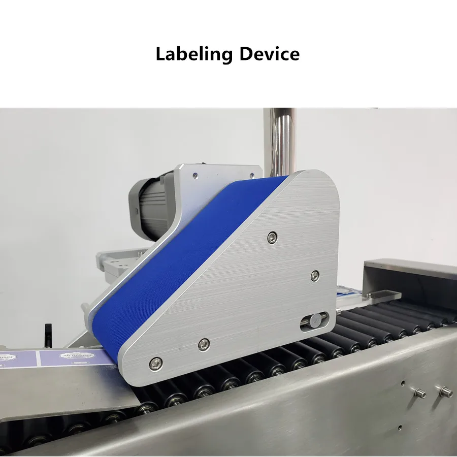 Mesin Pelabel Botol Bundar Horisontal Otomatis Mesin Pelabel Botol Bundar untuk Botol Kaca Plastik PET Baterai Oral