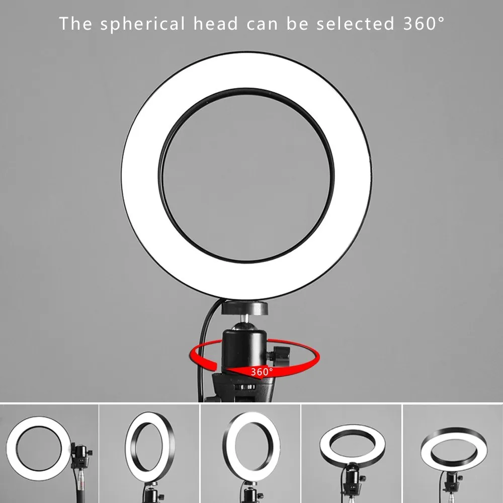 DC5V 5W LED Ring Light Round Selfie Camera Lamp(145MM Diameter) Drop shipping