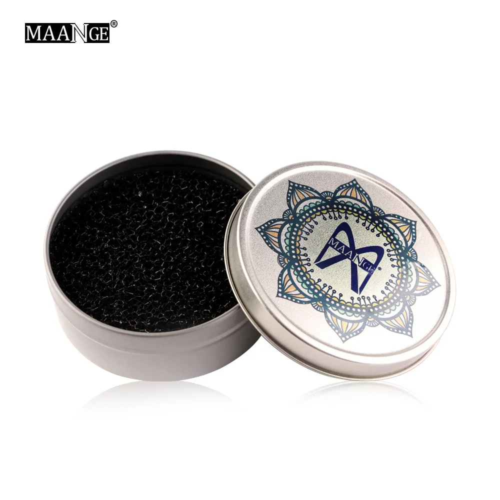 Sombra de ojos y cejas, cepillo de maquillaje, caja de limpieza, artefacto de limpieza, herramienta cosmética rápida, regalo para mujeres, gran oferta