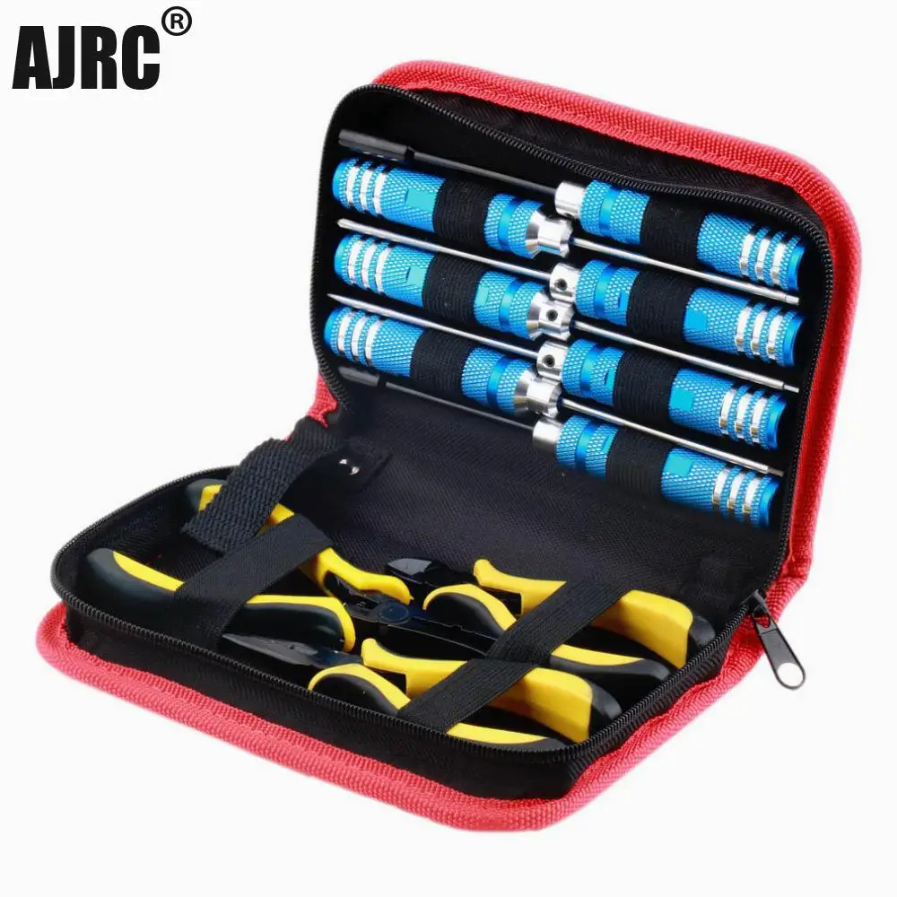 

1 set Ball Link 10-in-1 remote control model car aircraft screwdriver double hex manual repair kit remote control repair kit