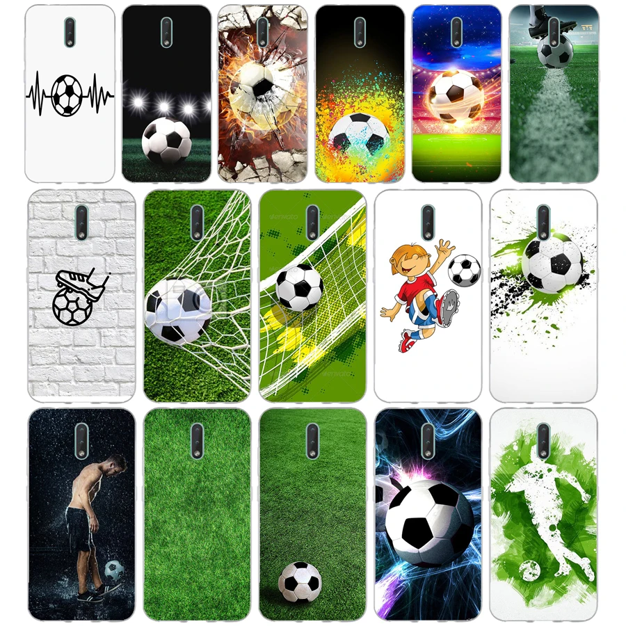 329FG football with water gift Soft Silicone Tpu Cover phone Case for Nokia 2.1 2.3 3 3.1 4.2 5 5.1 Plus 7.2 6 8