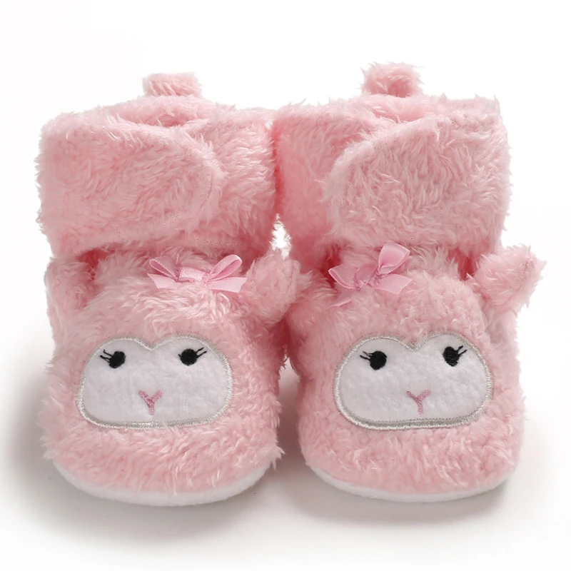 Newborn Cute Baby Socks Shoes Boy Girl Star Toddler First Walkers Booties Cotton Comfort Soft Anti-slip Warm Infant Crib Shoes